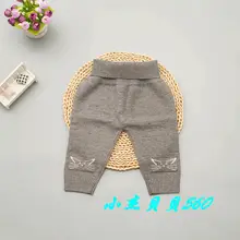 Детская одежда, осенняя одежда, сумка в новом стиле, брюки с завышенной талией, Детские трикотажные брюки в Корейском стиле для детей 2-5 лет