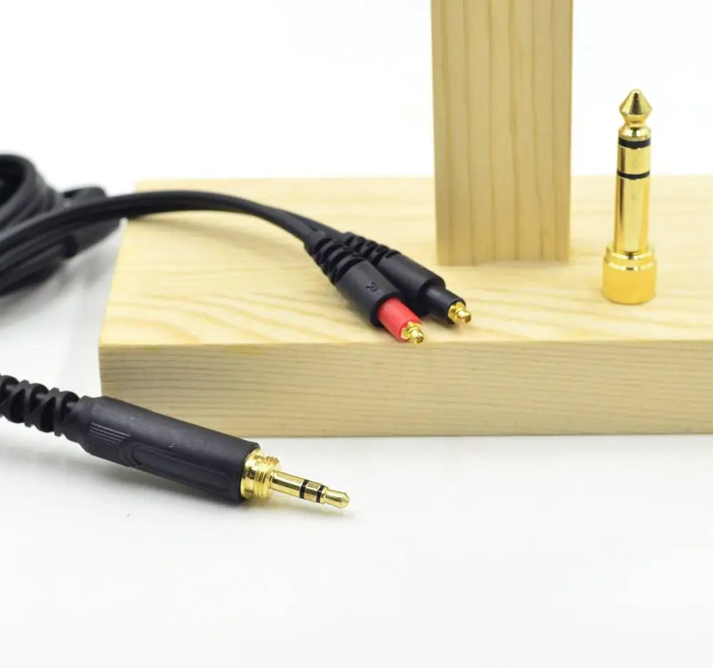 Replacement Dual Exit Cable Extension Cord for With Shure SRH1440 SRH1540 1840 Headphones Lead