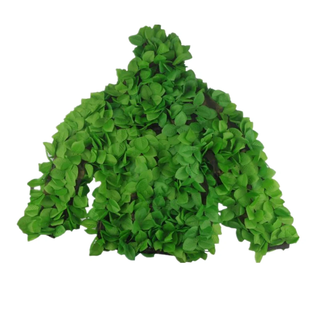 VILEAD зеленые листья камуфляж костюм охотничий Ghillie костюм Лесной Камуфляж охотничья одежда камуфляж снайперская армейская страйкбольная униформа