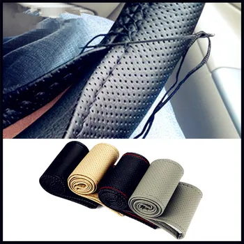 

Car Braid Wheel Steering Cover Thread 38cm for YAMAHA Renault Trucks Dacia Citroen Kenworth Infiniti Skoda Octavia A7