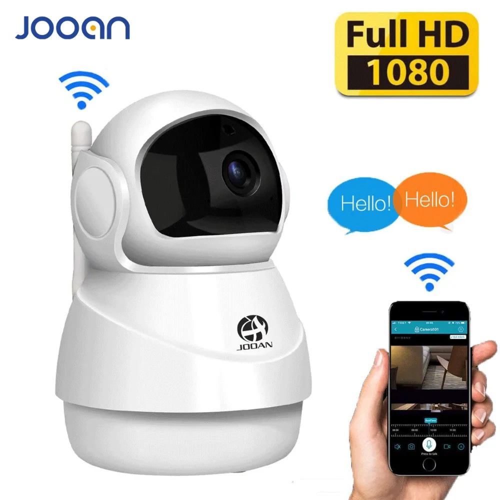 JOOAN Беспроводная ip камера 1080P HD Смарт WiFi Домашняя безопасность инфракрасное