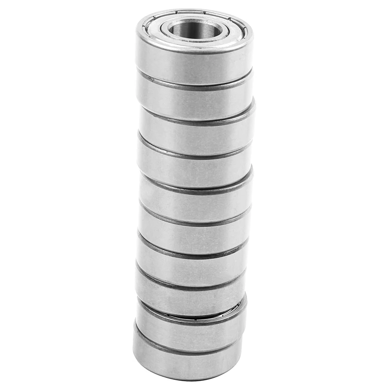 ELEG-10pcs миниатюрный герметичный металлический экранированный метрический радиальный шарикоподшипник Модель: 6202-Z 15*35*11 мм