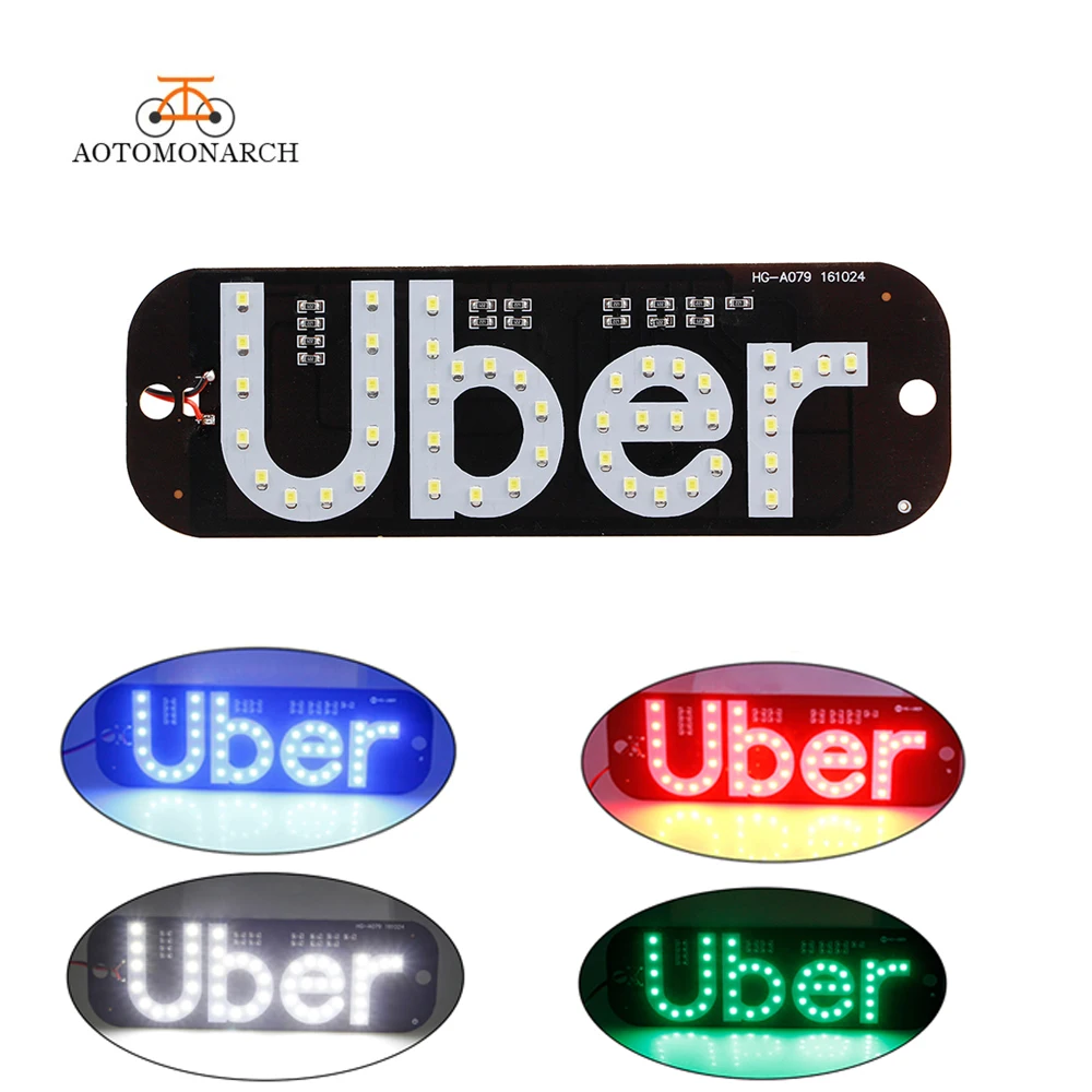 AOTOMONARCH 1 шт. светодиодный Такси панель Uber автомобильный светильник сигнальный светильник лобовое стекло кабина индикатор внутри лампы лампа ветрового стекла 12 В CJ