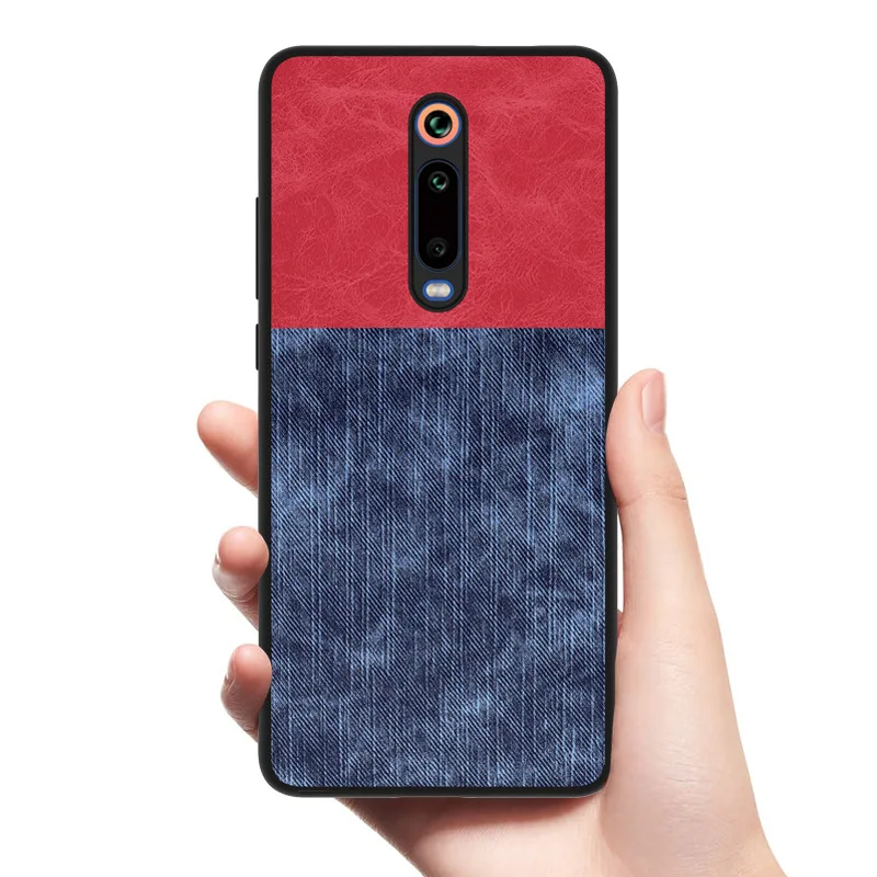 Для Red mi K20 Pro Мягкий тканевый ударопрочный чехол для Xiao mi Red mi K20 7 6 5 mi CC9 9T тонкий, мягкий, из полиуретана край сшивания ткани задняя крышка
