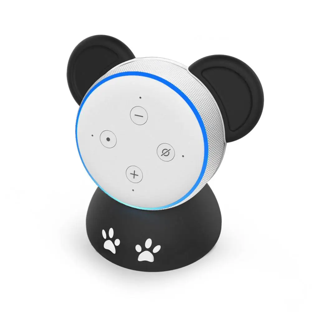 Для Amazon Echo Dot 3 базовое крепление профессиональная панда Нескользящая Настольная подставка держатель для Echo Dot 3-го поколения динамик высокое качество