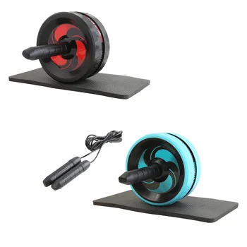 

No Noise Training Abdominal Wheel with Kneeling Mat Fitness Equipment Muscle for Working-out Comfortable Decoration
