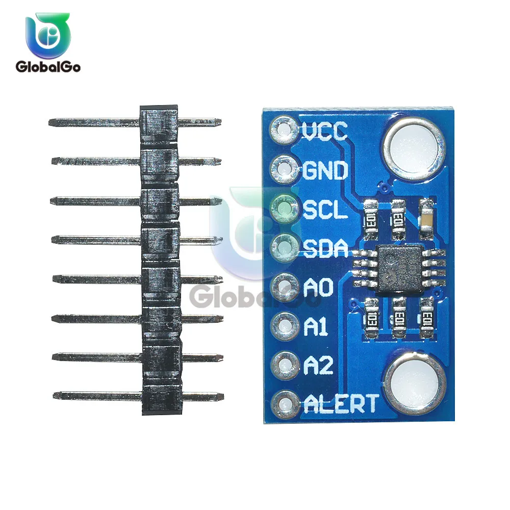 Высокая точность датчик температуры MCP9808 IEC Breakout плата модуль 2,7 V-5 V логическое напряжение для Arduino 9808 8-контактный разъем