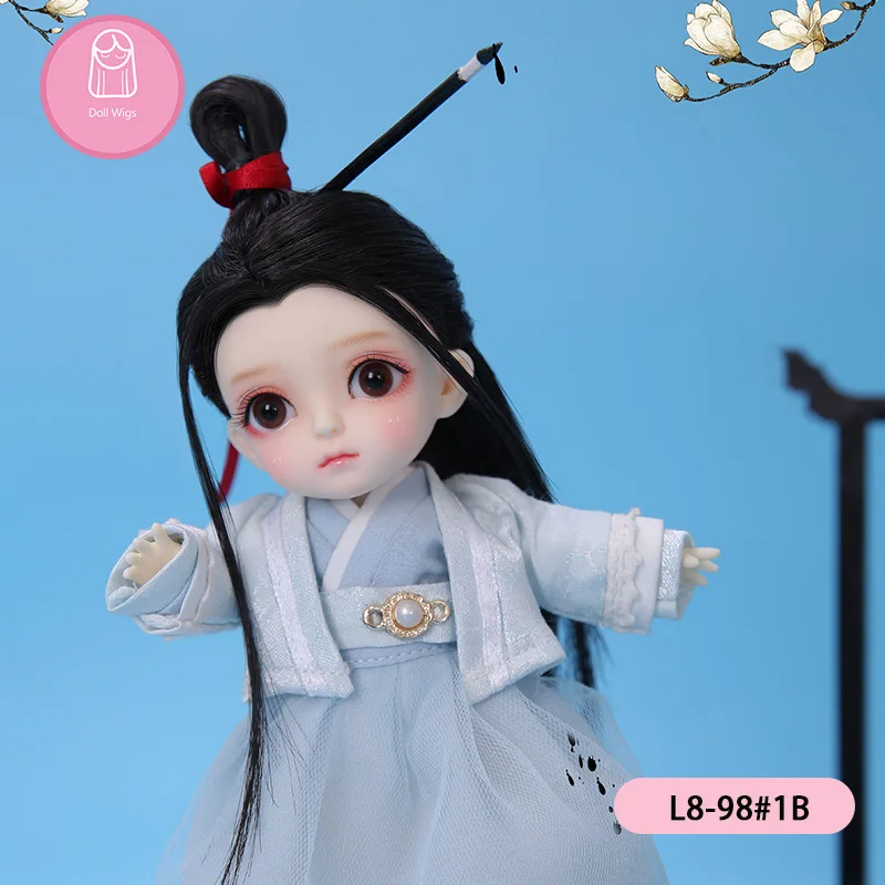 

Парик для куклы BJD 1/8 bjd sd парик для куклы высокотемпературные длинные прямые волосы для детей Lati 2 цвета на выбор L30