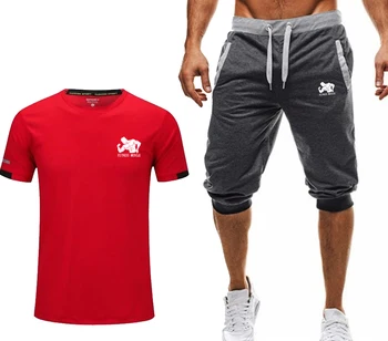 

2020Men's Sets Brand Sportswear Tracksuits Men t shirt+Pant Sets casual Outwear sports Suits jogging track suit pants men