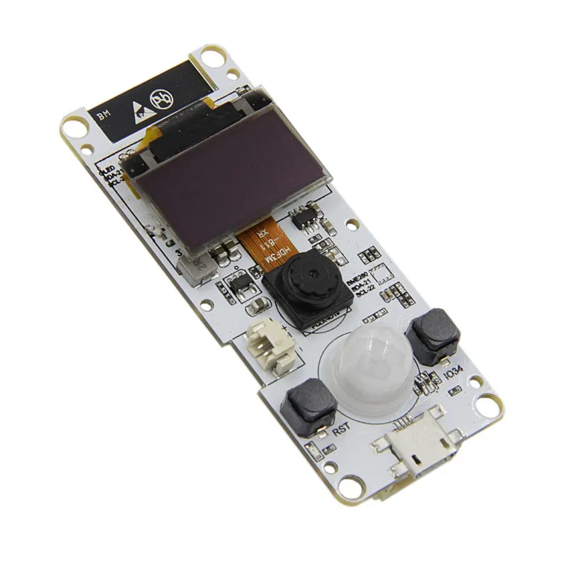 T-camera ESP32 WROVER& PSRAM модуль камеры ESP32-WROVER-B OV2640 модуль камеры Рыбий глаз объектив 0,96 OLED