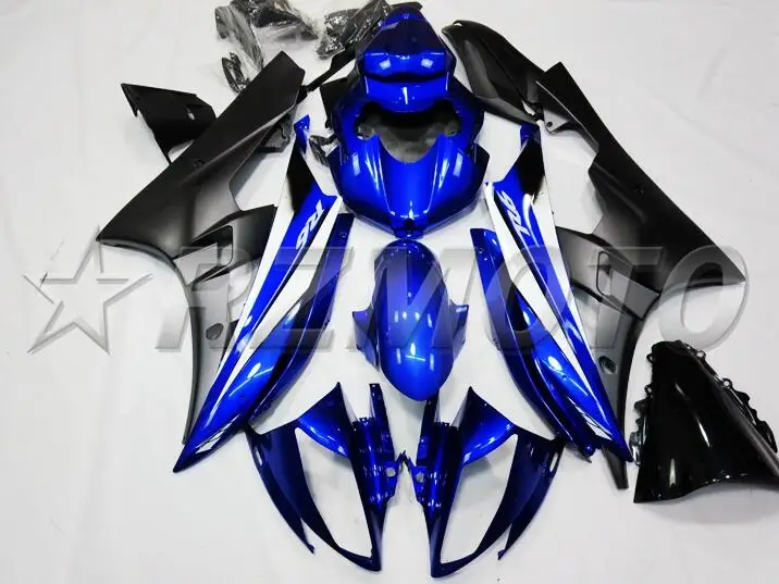 4 подарка ABS полный обтекатель наборы Подходит для YAMAHA YZF-R6 2006 2007 обтекатели комплект YZF R6 06 07 литья под давлением матовый черный синий