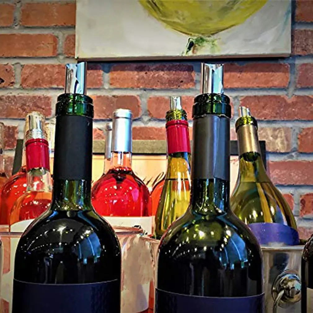 50pcs Red Wine Pouring Wine Red Wine Sheet Leak-Proof Aluminum Foil 3 Inch Silver Drip-Proof Wine Pourer Disk