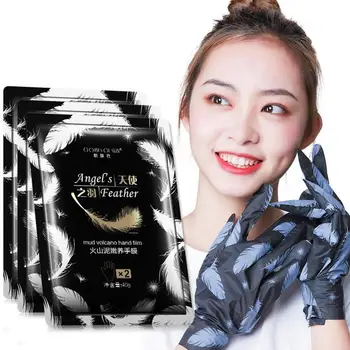 

2 Pcs Tender Moisturizing Hand Mask / Foot Film Exfoliating Nourish Remove Dead Skin Cuticles Mask For Hand & Foot Exfoliating
