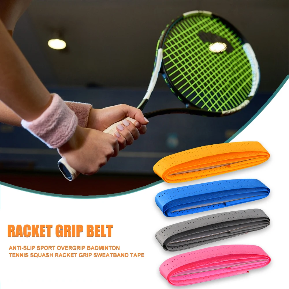Anti Slip Breathable Hole Rubber Handle Tape For Tennis Badminton Squash Racket 