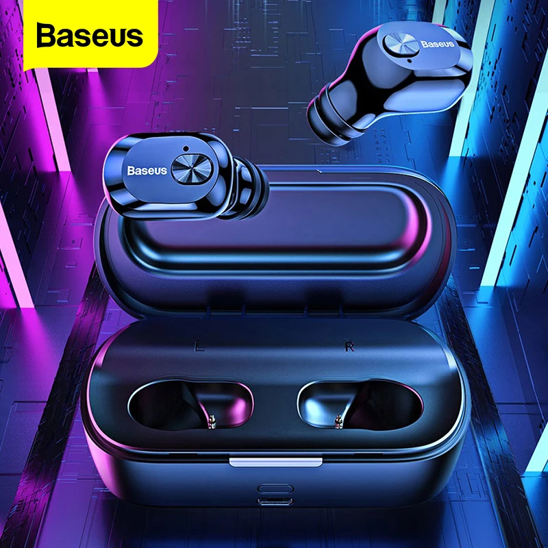 Беспроводные наушники Baseus TWS Bluetooth 5 0 гарнитура с микрофоном для iPhone Xiaomi|Наушники