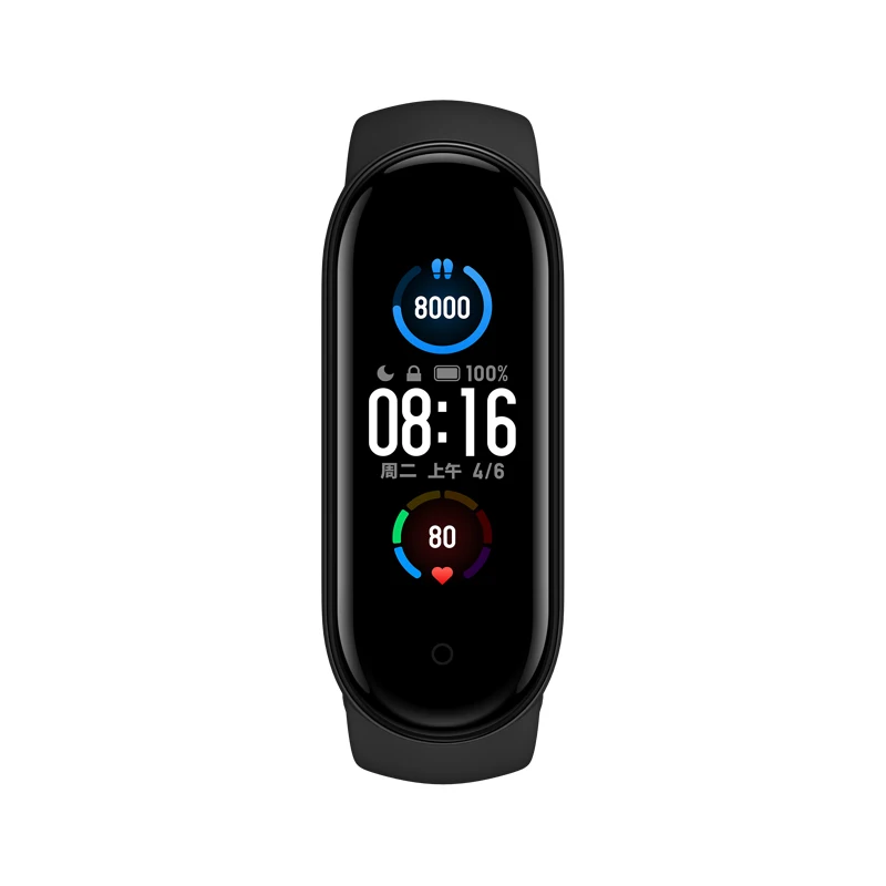 Xiaomi Mi Band 5 Смарт Браслет часы ксиоми ми бенд AMOLED Экран фитнес трекер пульсометр с