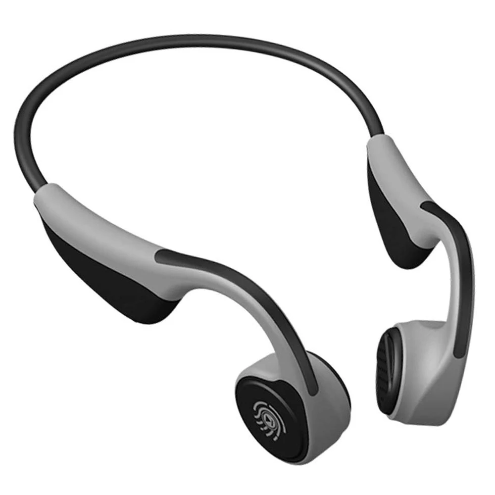 Bluetooth 5,0, наушники с костной проводимостью, беспроводные, свободные руки, водонепроницаемые, стерео гарнитуры, спортивные наушники - Цвет: Black