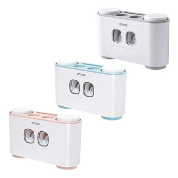 

1Pcs NewToothbrush Holder Cup Organizer Toothbrush Storage Rack Multifunction Wash Suit Bathroom Accessories Portable Plastic