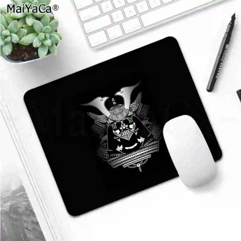 MaiYaCa Personalized Cool Fashion Samurai Mask 2 Laptop Computer Mousepad Smooth Writing Pad Desktops Mate gaming mouse pad