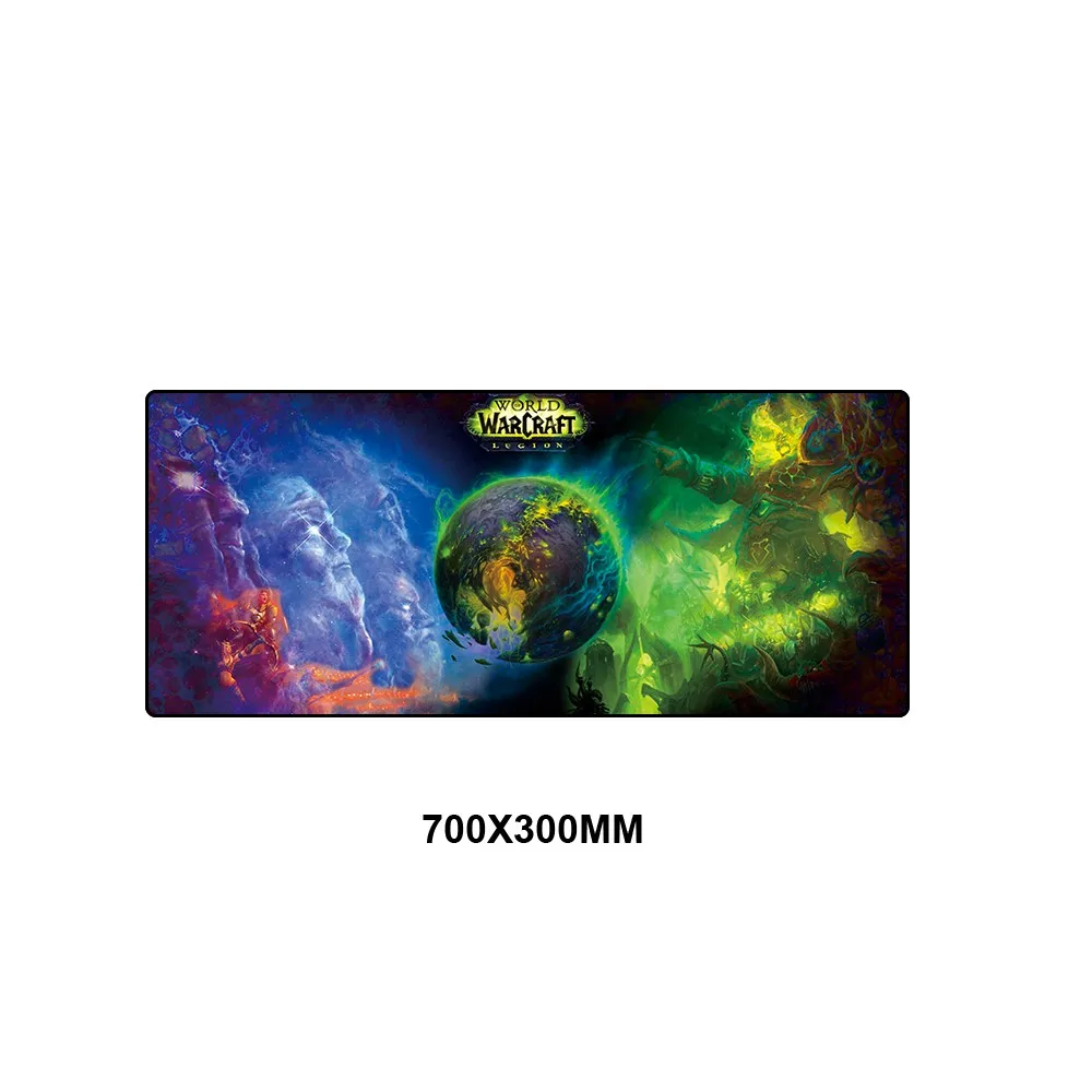 MSSJ-RW045 Large Gaming Mousepad Mat for World of Warcraft Mouse Pad Dragon Gamer Computer PC Desk Pad for Laptop Locking Edge Big Padmouse - Цвет: MSSJ-RW045