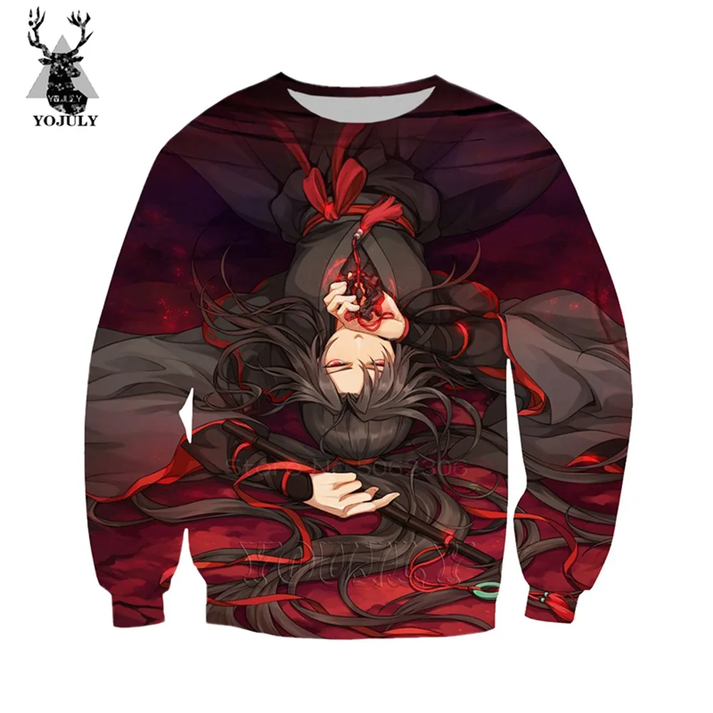 18 Grandmaster of demonic cultivation Толстовка Mo Dao Zu Shi Wei wuxian off white мужские толстовки 3d принт хип хоп Уличная одежда Топы - Цвет: 18