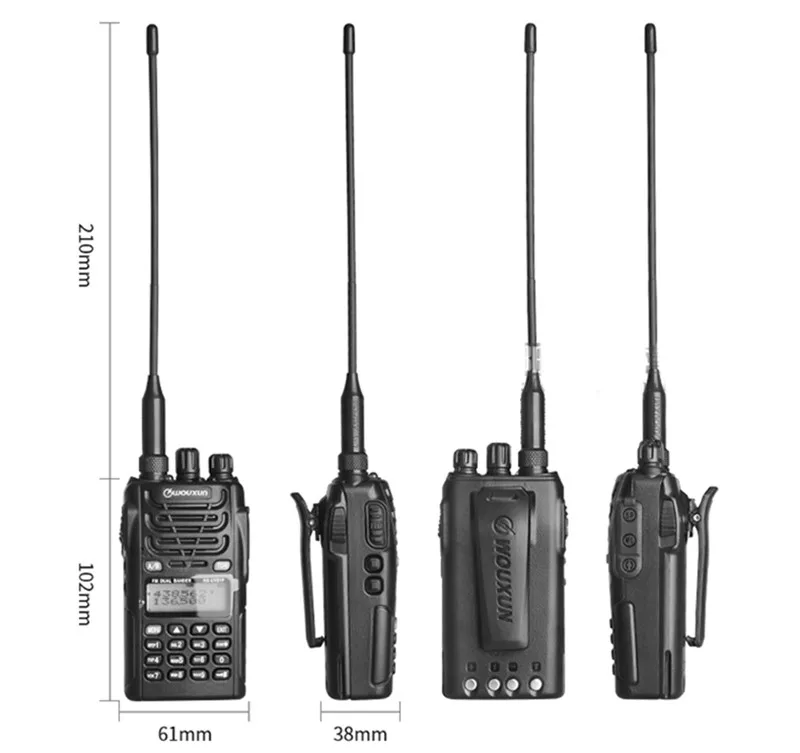 WOUXUN KG-UVD1P рация с двумя сегментами и двумя часами Wouxun самоуправляемая платформа для плавания 5 Вт Высокая мощность