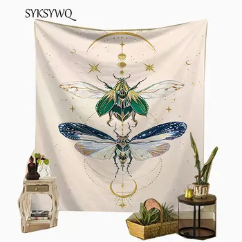 

buterfly wall tapestry bohemian wall hanging carpet drop shipping wall blanket fabric wallpaper boho decor