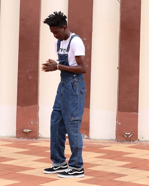 Pudsigt Antagelser, antagelser. Gætte Ham selv Hot Men's Denim Overalls Jumpsuit Large size Strap Straight Pants Blue  Jeans Men's Plus Size Work Clothes More sizes 30-48 50 - AliExpress