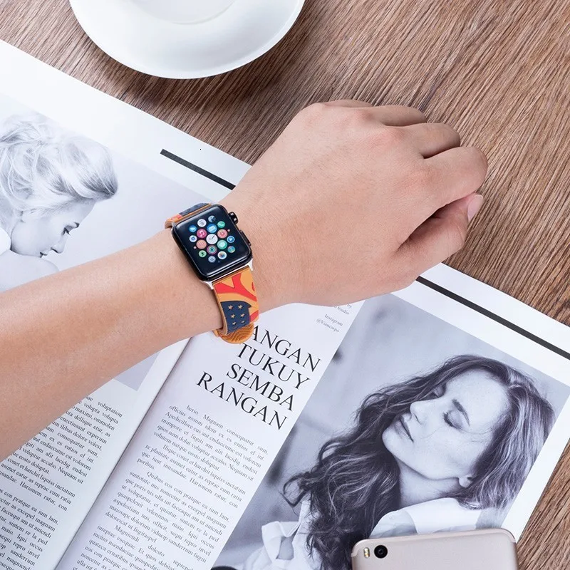 Спортивный силиконовый ремешок для apple watch 42 мм 38 мм браслет на запястье 44 мм ремешок для iwatch 40 мм серия 5 4 3 2 1 Замена