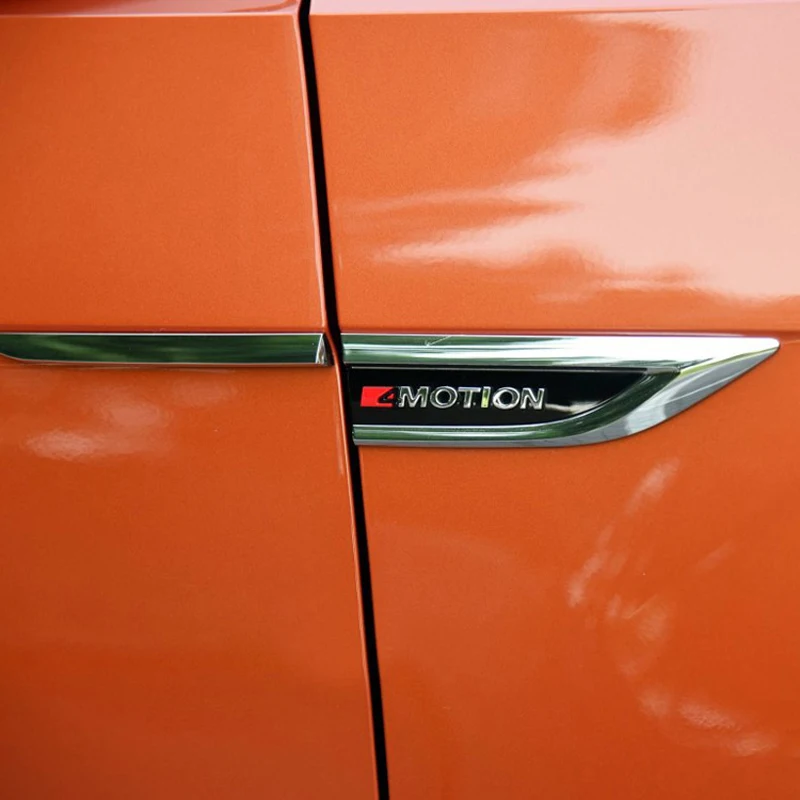 

Car Styling Accessories For Volkswagen VW Tiguan 2017 2018 2019 Door Side Air Vent Wing Fender Emblem Badge sticker Trims