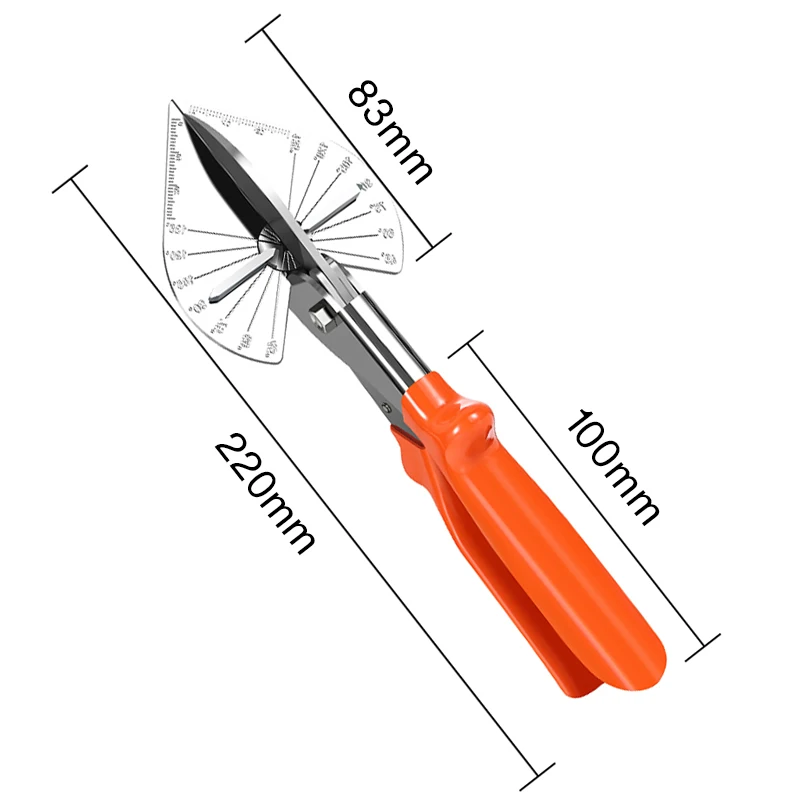 45-135 угол градусов проволока Trunking Scissor PVC PE пластиковая труба провод слот Резак Регулируемый угол градусов провод слот Cut ручные инструменты - Цвет: Цвет: желтый