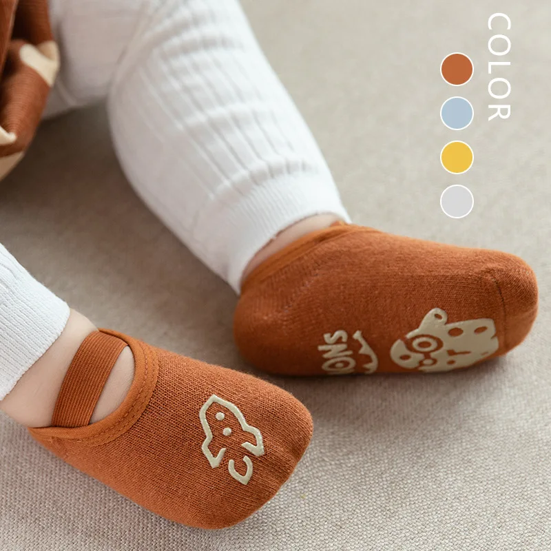 

New Double-sided Adhesive Low Top Anti-baby Trampoline Socks Rocket Strap Floor Boat Socks