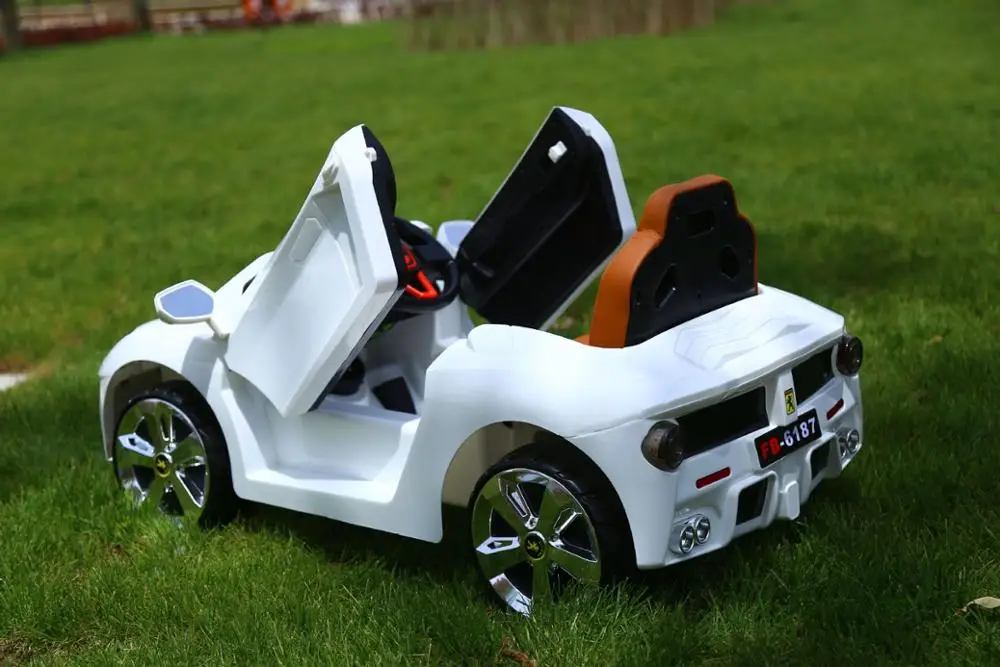 Single Drive Детский Электрический четырехколесный двухдверный спортивный автомобиль, электрический автомобиль для детей, игрушечный электрический автомобиль - Цвет: Single Drive