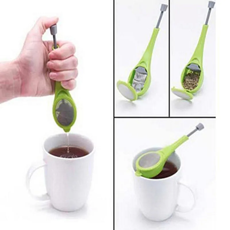 

Healthy Food Grade Flavor Total Tea Infuser Gadget Measure Swirl Steep Stir and Press Plastic Tea&Coffee Strainer Tea Filter
