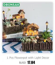Бакалея бетонные клумбы для цветов гидропоники ваза для цветов мясистый цветочный горшок, сад, настольных посадка на балконе комнатные декоративные украшения