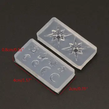 

Mini Size Moon Star Sun Resin Jewelry Fillings Resin Silicone Mold Jewelry Tools