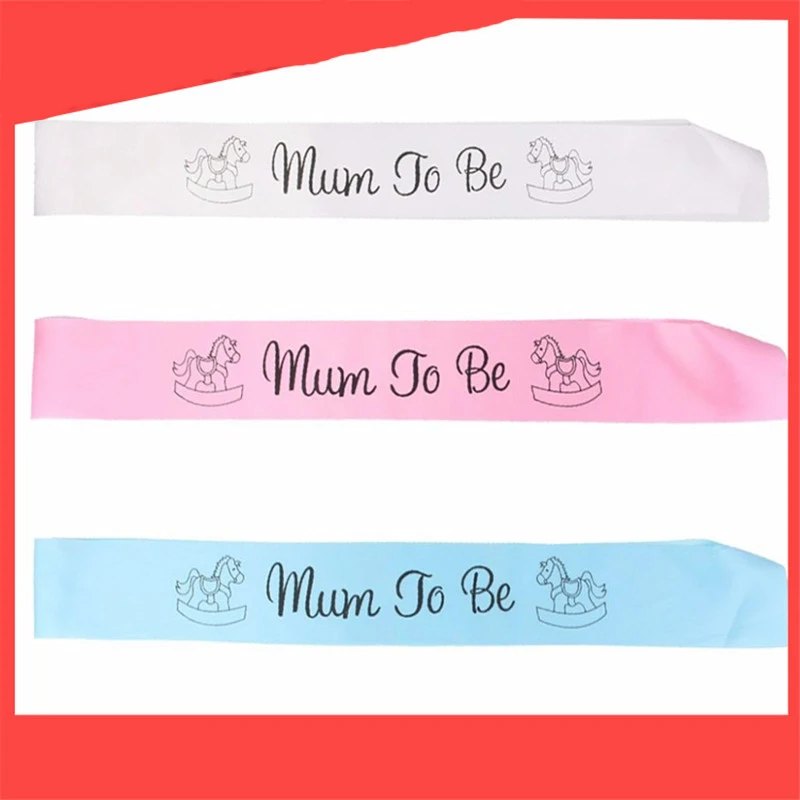 Атласная лента для детского праздника мальчишвечерние будущей матери с поясом