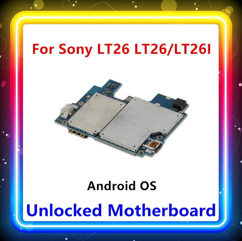 Оригинальная логическая плата разблокирована для sony Xperia S LT26 LT26/LT26I материнская плата с чипом системная плата Android LT26 LT26/LT26I карта/плата