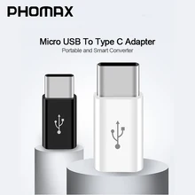 PHOMAX Micro USB мужчина к type-c Micro usb к type C конвертер портативный адаптер для samsung S8 S9 huawei P20 Xiaomi зарядное устройство