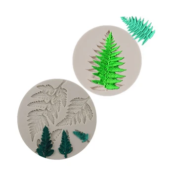 

Mimosa pudica Linn Ferns Leaf Leave Fondant Cooking Tools Decoration Silicone Baking Fondant Sugar Craft Molds DIY Cake