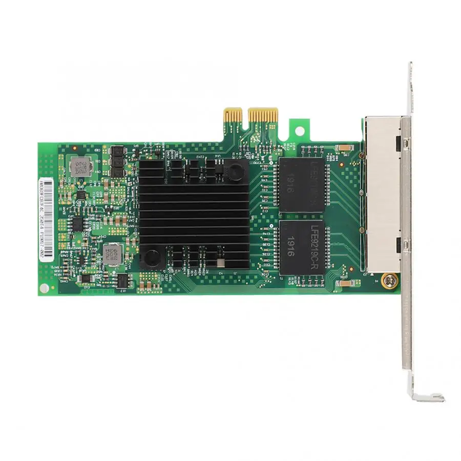Для Intel i350-T4 i350AM4 PCI-E X1 четырехпортовая сетевая карта Gigabit Ethernet Сетевая карта 10/100/1000 Мбит/с сетевая карта для Windows