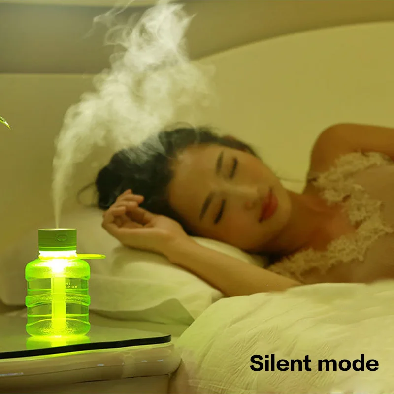 BRELONG, мини USB бутылка для воды, увлажнитель, цветной Ночной светильник, ведро, увлажнитель, домашний стол, Ночной светильник, увлажнитель