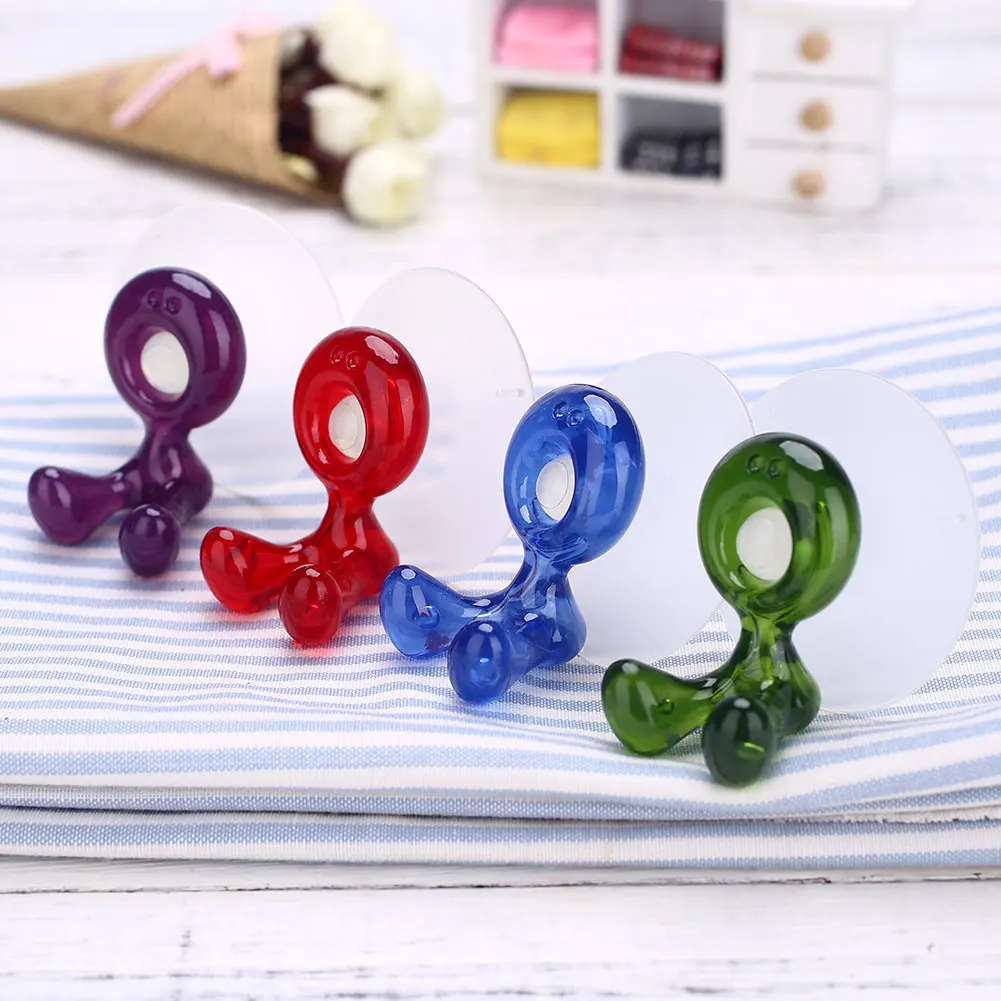 Настенный держатель для зубных щеток Красного/зеленого/синего/фиолетового цвета