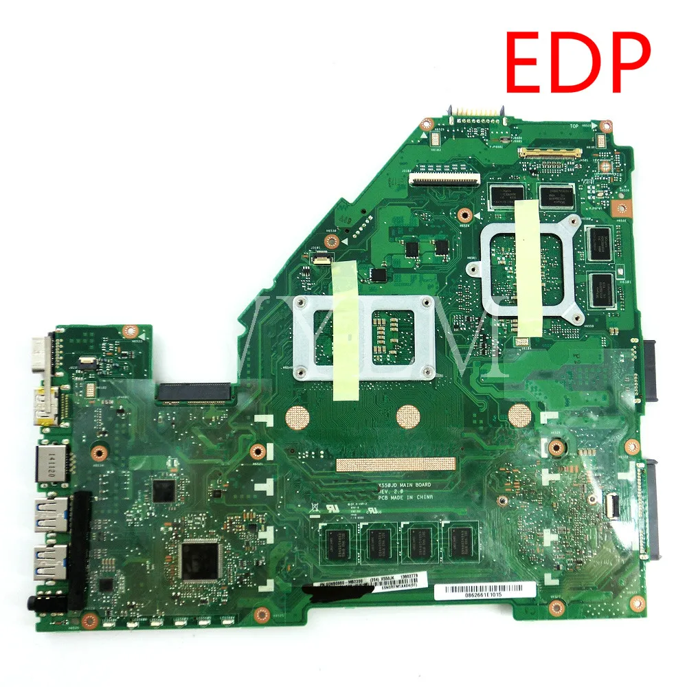 X550JK EDP MB. _ 4G/I7-4710HQ/AS GTX850M/V2G для ASUS X550J X550JD X550JX W50J FX50J A550J K550J материнская плата для ноутбука 100% тест