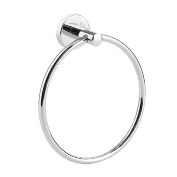 

Chrome Plated Towel Ring JOMOO Modern Style Towel Holder Bar Wall Mounted Bath Hanger Round Shape Bathroom Accessories
