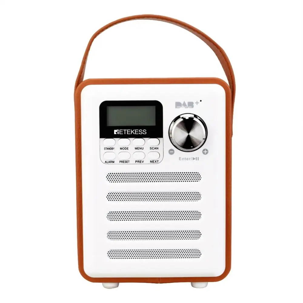 

Retekess TR401 Portable FM Radio DAB+/FM RDS Radio Digital DAB Receiver Support AUX/USB/TF Card MP3 Player