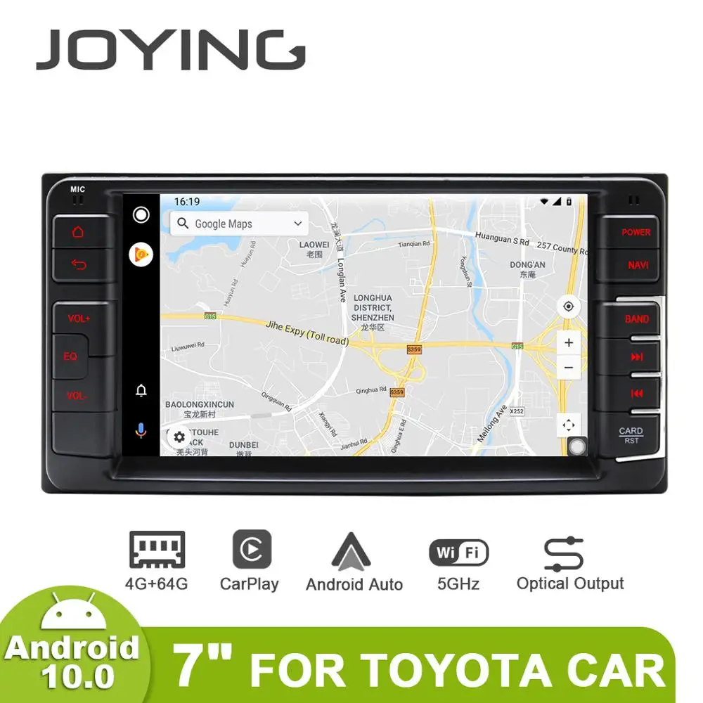 Автомобильный радиоприемник JOYING 7 дюймов 2 din GPS стерео видеоплеер 4G RAM поддержка