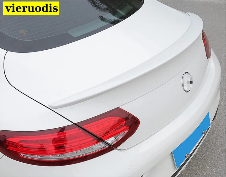 Спойлер для Benz W205 C-class coupe спойлер из АБС-пластика заднего крыла автомобиля