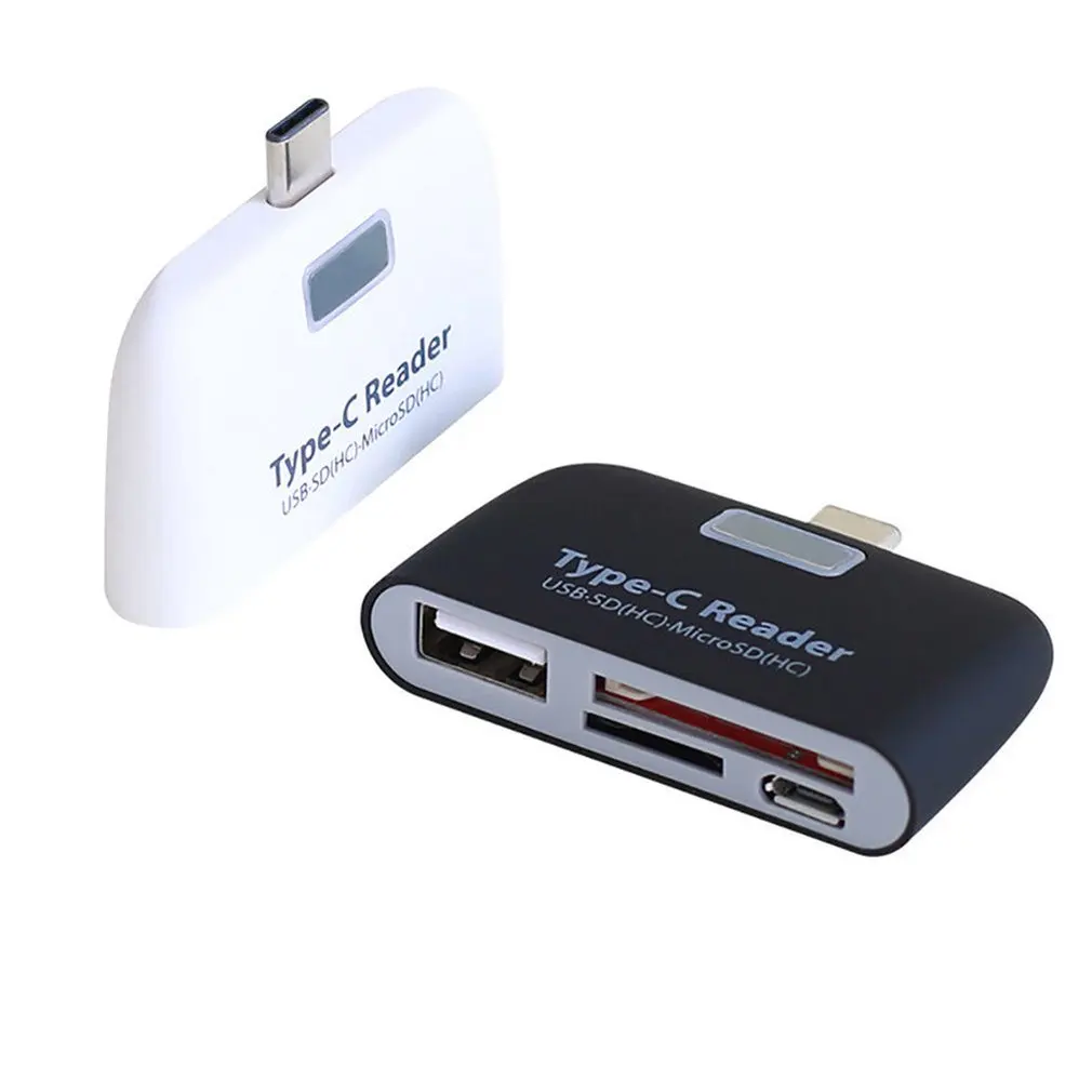 Многофункциональный адаптер для карт памяти USB 3,1 type C USB-C TF SD OTG кард-ридер для Mac-book Phone Tablet Card Reader