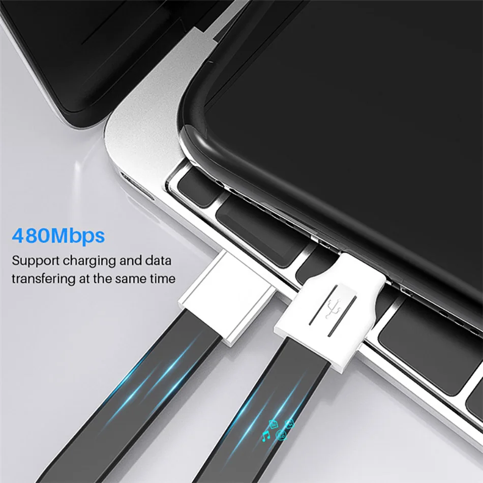 Брелок Micro usb type C кабель для быстрой зарядки для iPhone 6S samsung зарядное устройство Usbc type c шнурок для брелока короткий кабель